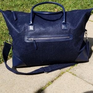 Blue traveling bag